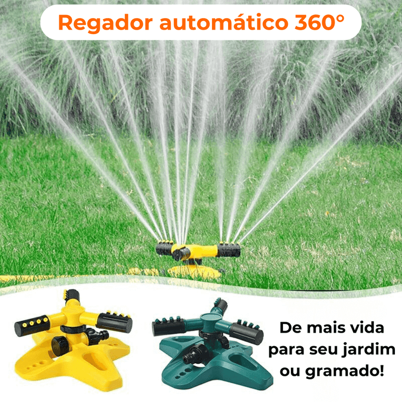 Regador automático 360° | O Sistema que Transforma a Irrigação do Seu Jardim e seu gramado