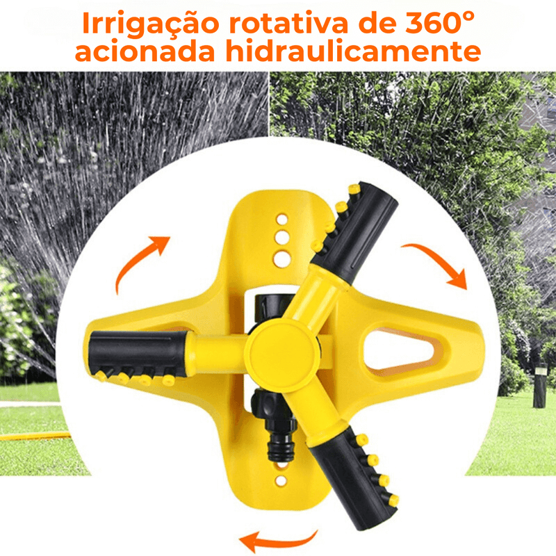 Regador automático 360° | O Sistema que Transforma a Irrigação do Seu Jardim e seu gramado